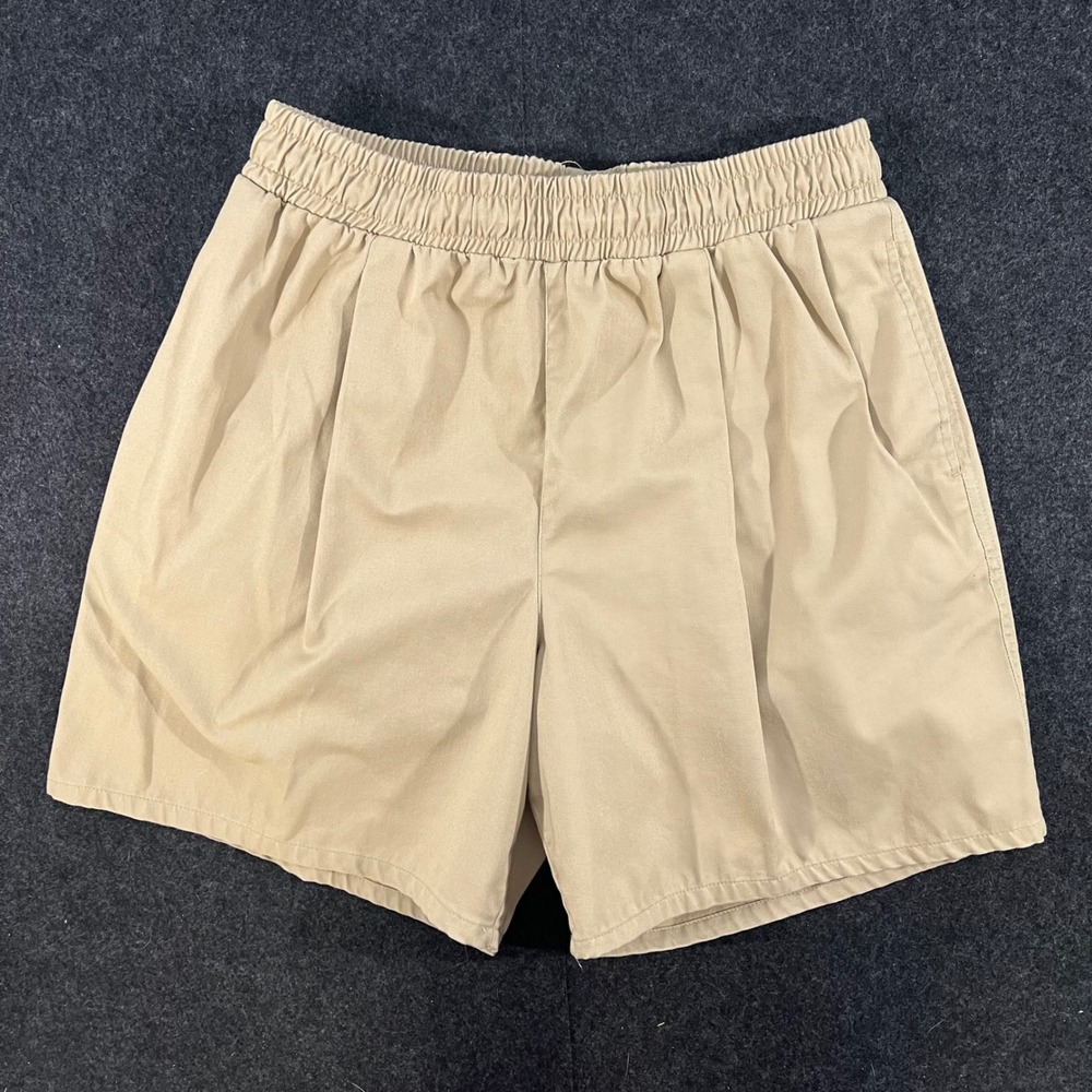Bike Staff Shorts Womens Large Tan Vintage Athletic Gorpcore Workwear 90s Y2K